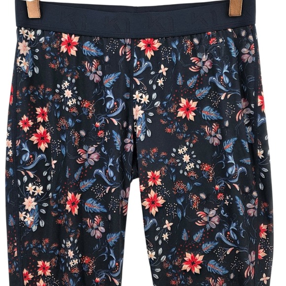 Kari Traa Womens M Fryd Navy Floral Base Layer Pants - Picture 3 of 12